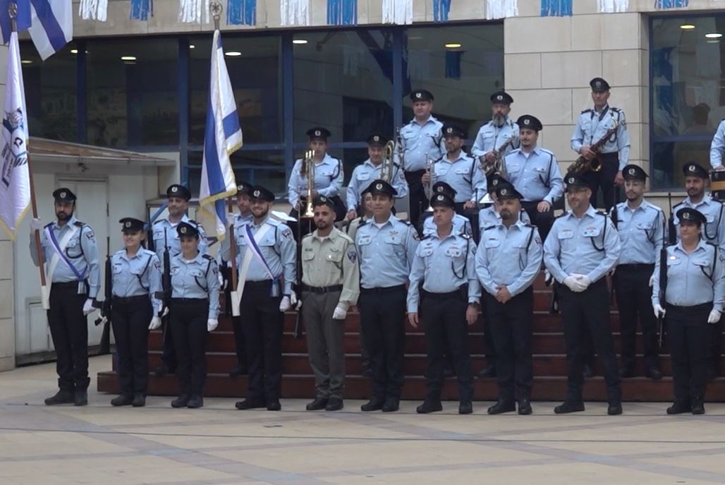 מתוך טקס ההשבעה (דוברות המשטרה)