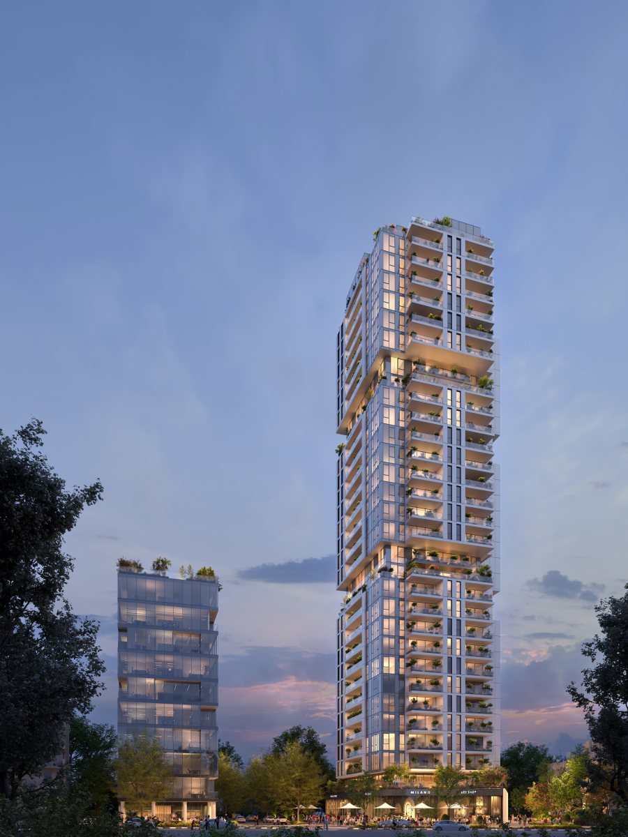 הדמייה של פרויקט יוספטל־הרב קוקיס בבת ים - קרדיט הדמייה: אלכס לובימוב, אדריכל: ברק ציפור