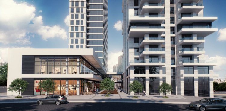 הדמיית פרויקט Uptown, בת ים. קרדיט הדמיה: 3DVision