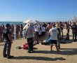 אישה כבת 40 טבעה בחוף הסלע בבת ים - פונתה במצב אנוש
