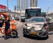 שני ילדים נפצעו בתאונת דרכים בבת ים