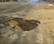 נזקי הגשם הראשון באשדוד: בולען נפער ברחוב הפלמ"ח – הכביש נחסם לתנועה