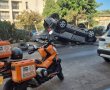 בת 4 נפצעה בינוני בהתהפכות רכב בבת ים