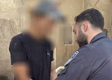 מעצר החשוד (דוברות המשטרה)