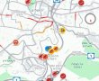 "המפה לא משקרת": היום השני להשבתת הרכבת הקלה