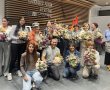 סדנת שזירה משותפת לבנות המשפחות השכולות בבית יד לבנים קריית גת ואנחנו הפרחים״