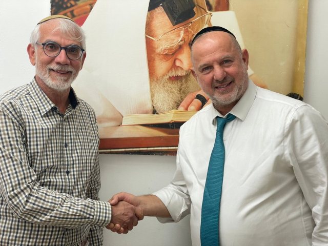 רפאל ברנז ורפי בוסקילה. צילום: מאיר שמואלי