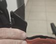 הסכין שנתפסה על החשוד - דוברות המשטרה