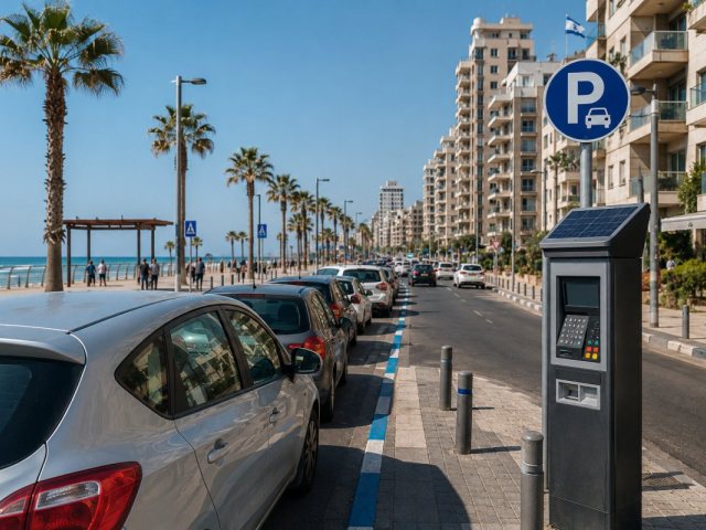 אילוסטרציה חניה בתשלום בבת ים