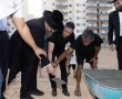 אמש: הונחה אבן הפינה להקמת שני בתי כנסת ומקווה בשכונת הפארק